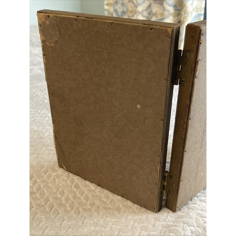 Vintage‎ Gold Wooden Double Picture Photo Frame Ornate  10
